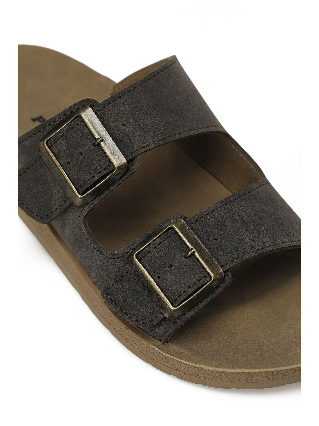 408058.M6FX Kahverengi Erkek Terlik-6