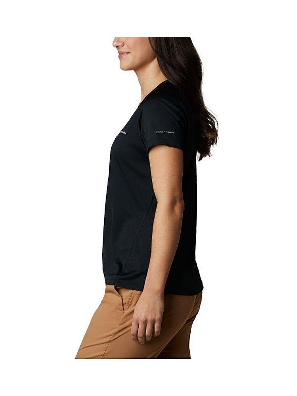 Siyah Zero Rules Kadın Kısa Kollu Tişört AL6914-010-2