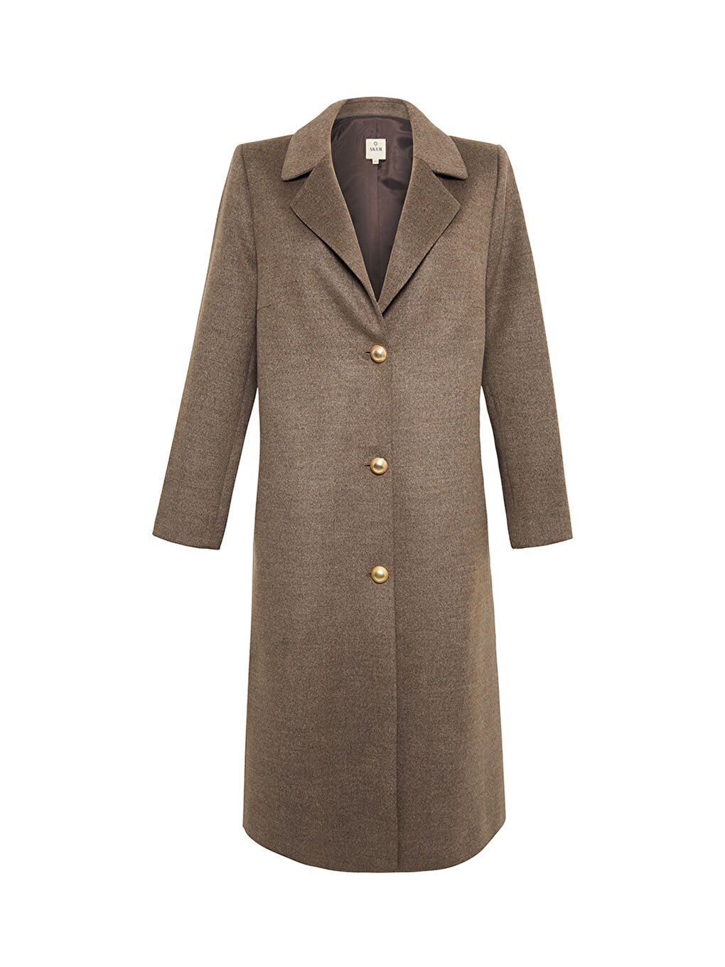 Kahverengi 8582112 Kırlangıç Yaka Kaban