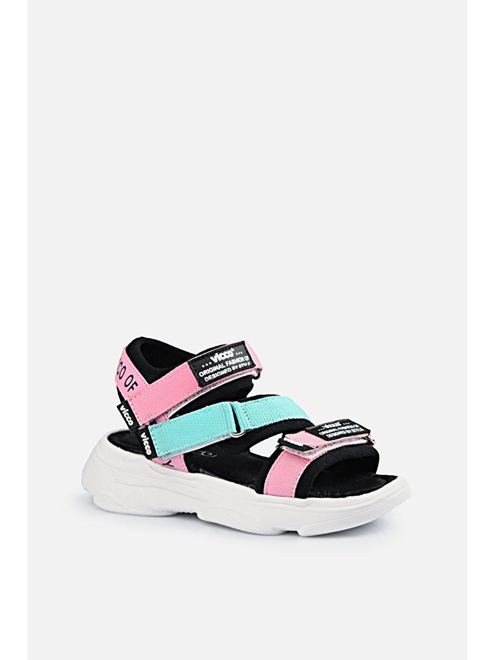 Chester Armalı Kız Okul Öncesi Pembe Sandalet-1