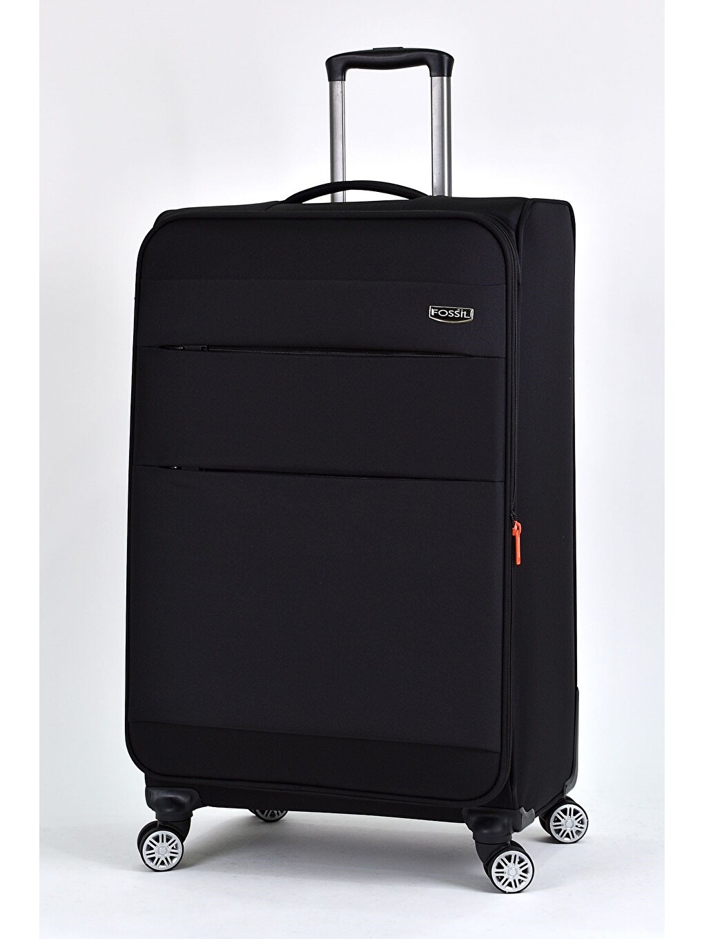 Siyah STD Ultra Light Kumaş Büyük Boy Valiz FSL023 Klasik