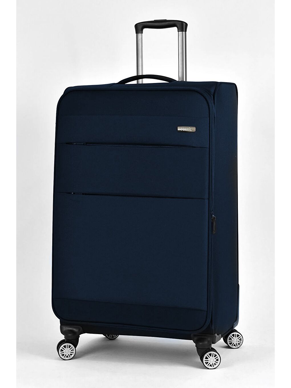 Lacivert STD Ultra Light Kumaş Büyük Boy Valiz FSL023 Klasik