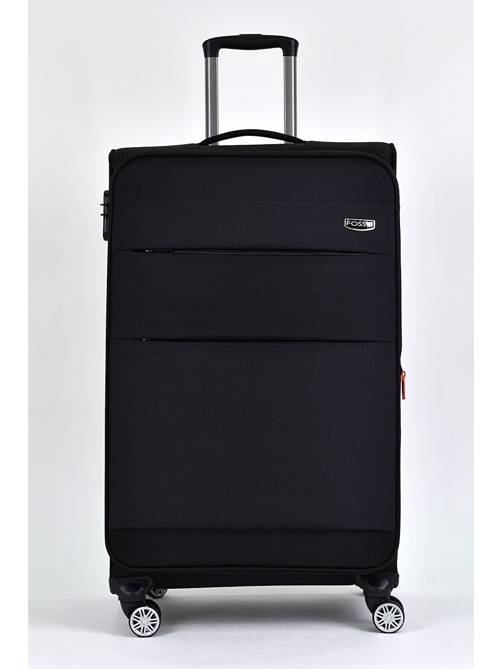 Siyah STD Ultra Light Kumaş Büyük Boy Valiz FSL023 Klasik-1