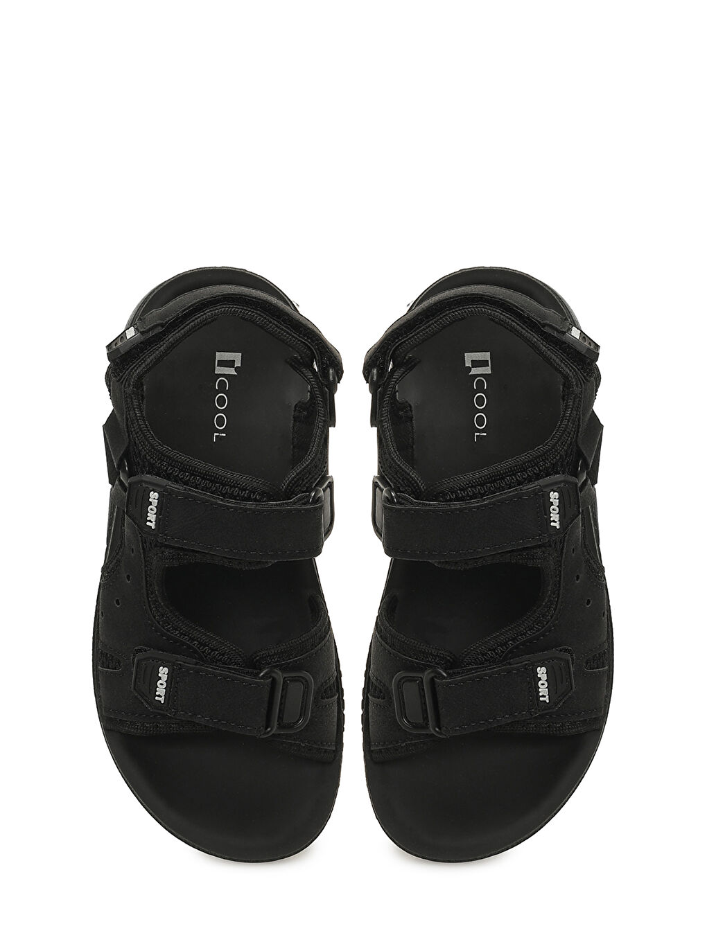 PORS.F6FX Siyah Erkek Çocuk Sandalet-3