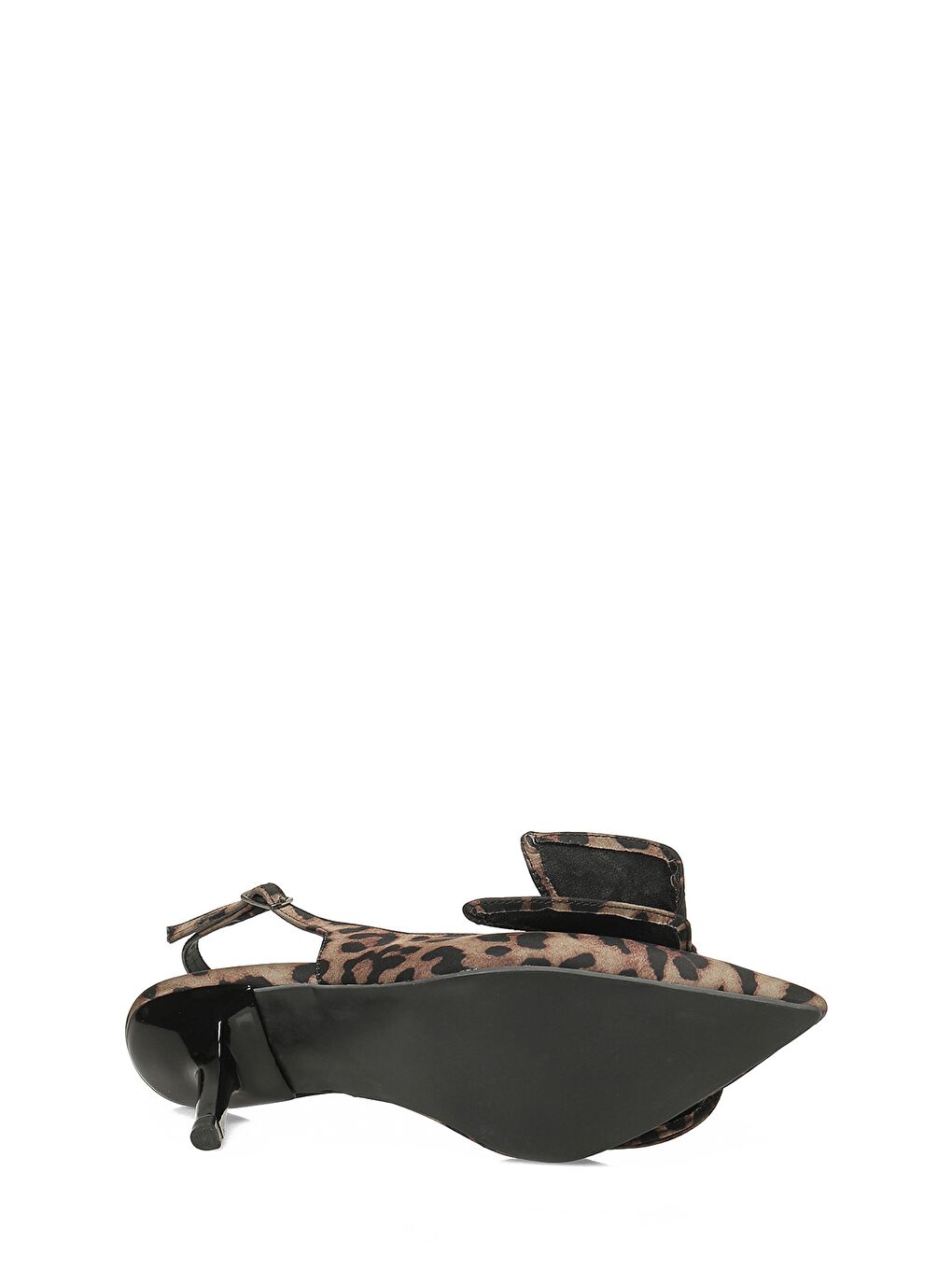 Kahverengi 26S-161 6FX Leopar Kadın Topuklu Ayakkabı-5