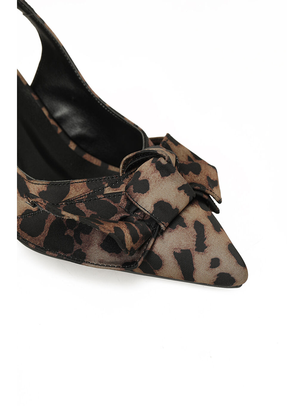 Kahverengi 26S-161 6FX Leopar Kadın Topuklu Ayakkabı-6