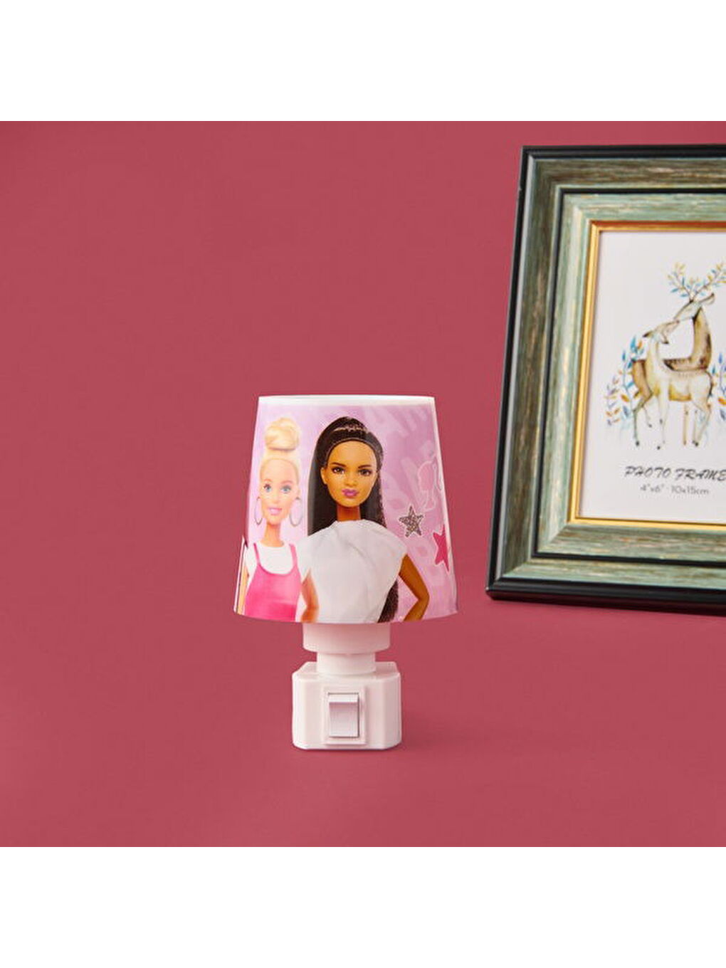 Barbie Abajur Gece Lambası - Pembe-2