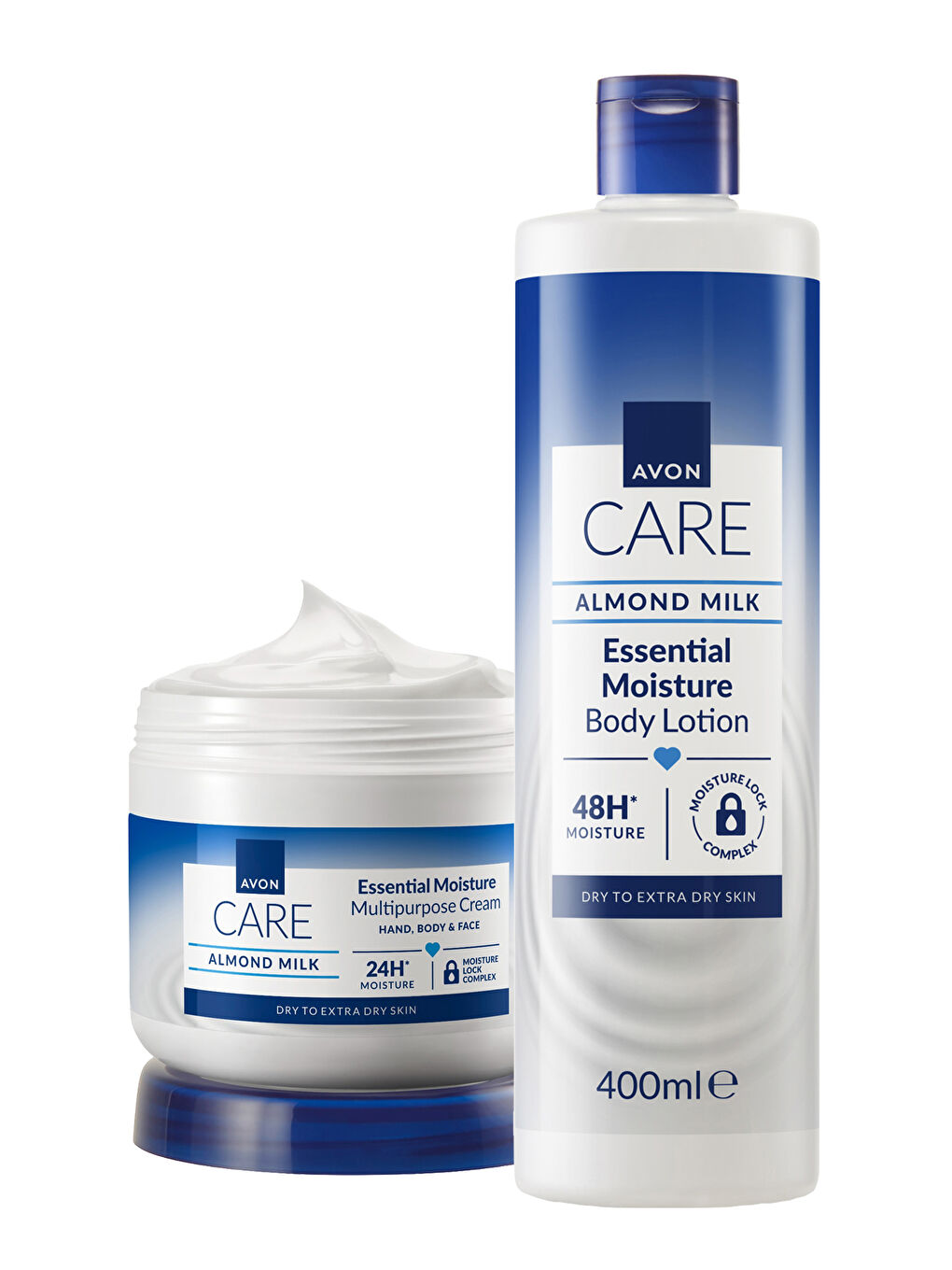 Badem Sütü İçeren Çok Amaçlı Krem ve Nemlendirici Vücut Losyonu Paketi