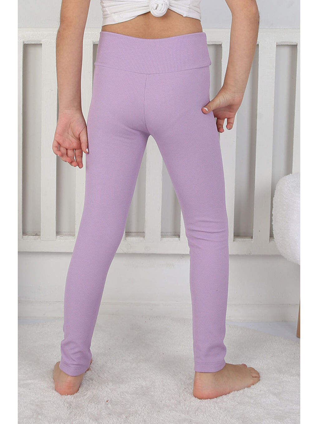 Kız Çocuk Lila Kız Çocuk Tayt - 26728-3