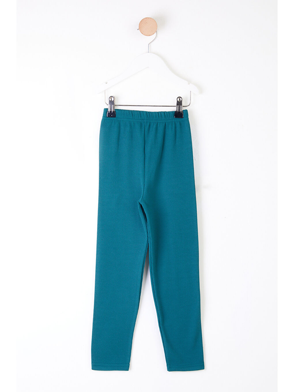 Yeşil Kız Çocuk Zumrut Fitilli Tayt - 26089