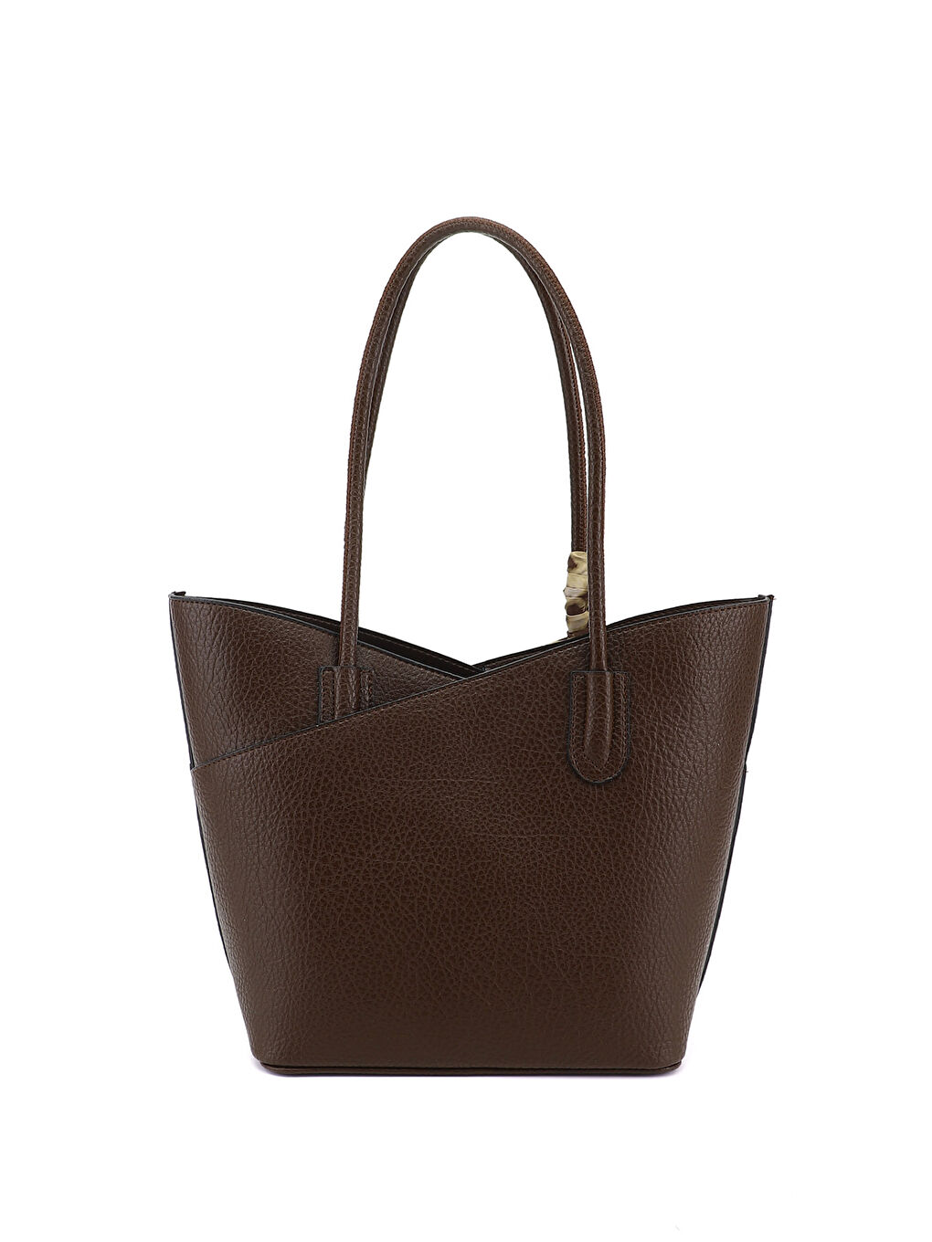 Kahverengi Kadın KAHVERENGİ Yavrulu Omuz Çantası-3