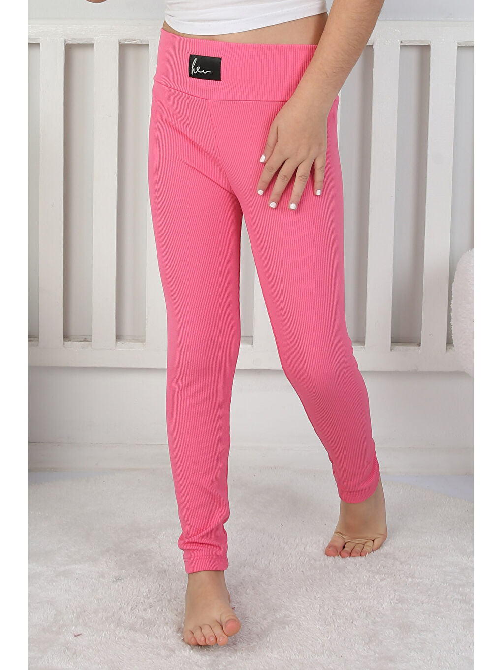 Kız Çocuk Fuşya Kız Çocuk Tayt - 26728-2