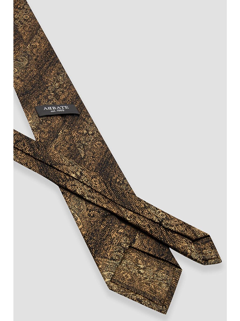 Kravat 8 Cm Mikrofiber Polyester Sarı Erkek Desenli Kravat-2