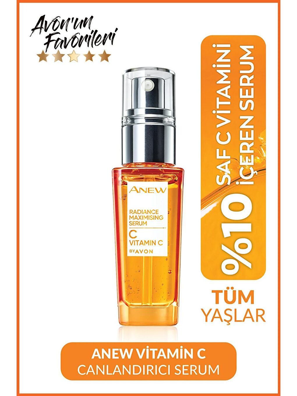 AVON Renksiz Anew Vitamin C Canlandırıcı Serum 30 Ml.