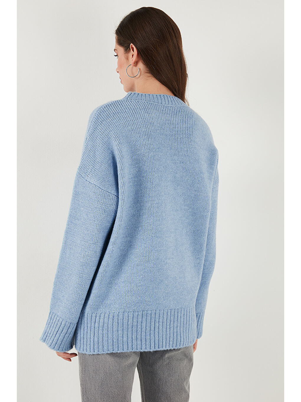 Siyah Regular Fit Bisiklet Yaka Basic 2'li Paket Triko Kazak 4616213S2-4