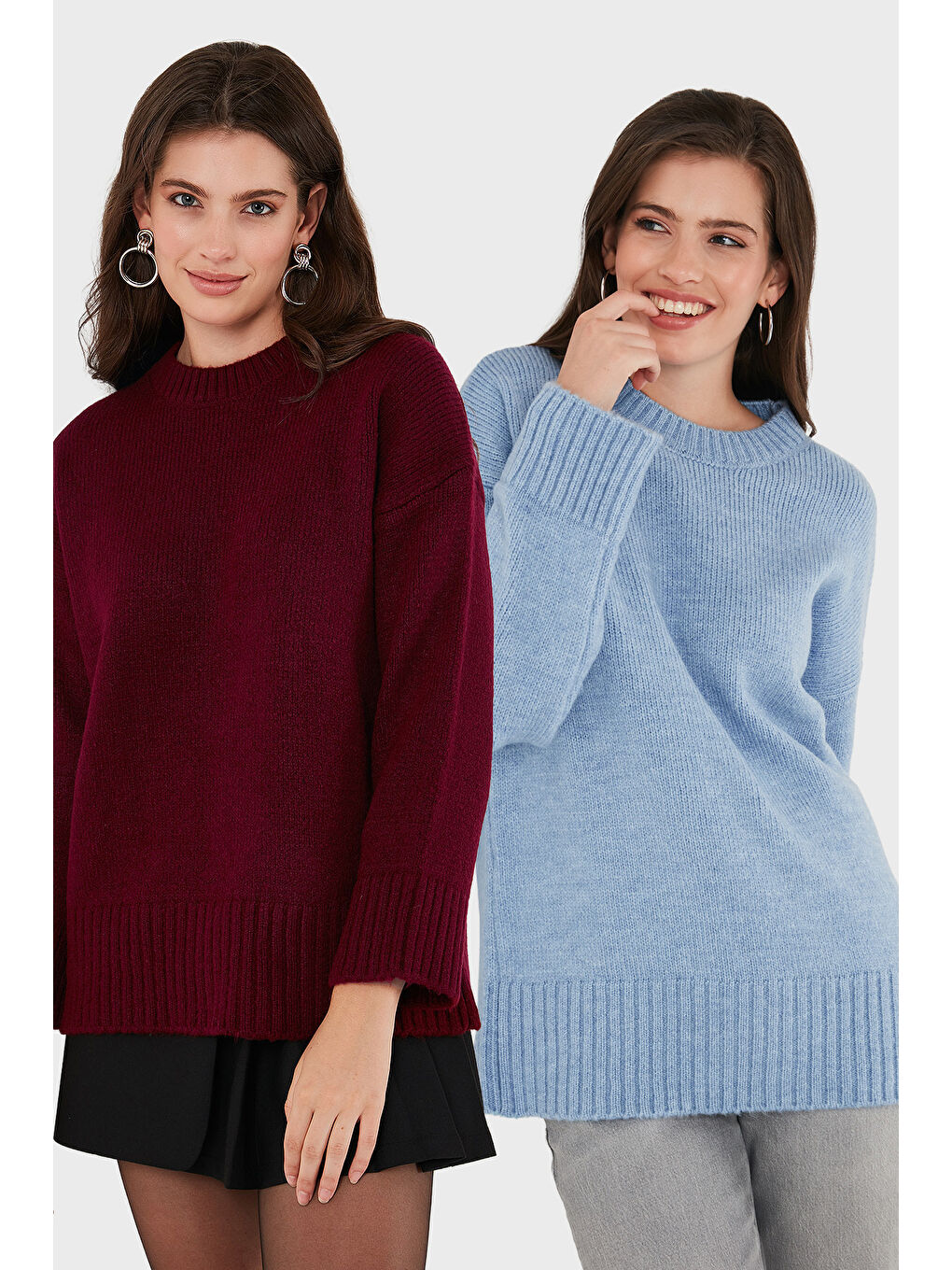 Mavi Regular Fit Bisiklet Yaka Basic 2'li Paket Triko Kazak 4616213S2