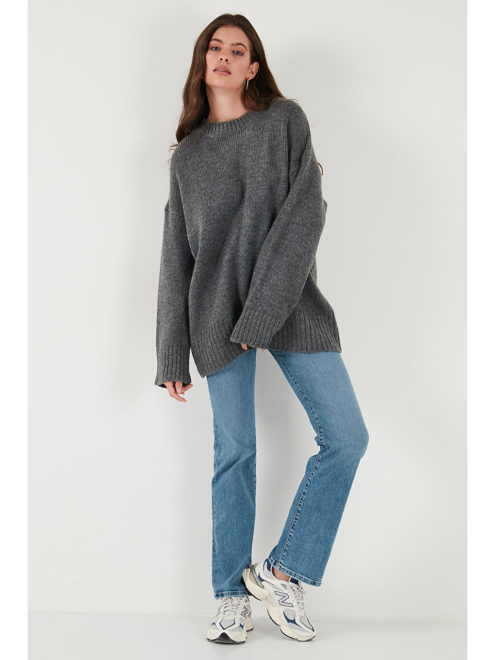 Bej Regular Fit Bisiklet Yaka Basic 2'li Paket Triko Kazak 4616213S2-3