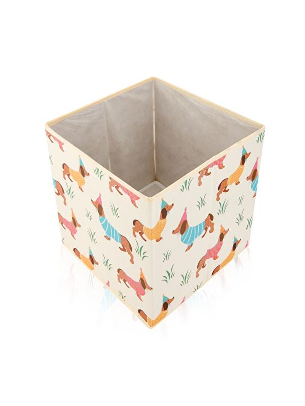 Sousage Kapaksız Kutu - Renkli - 30x30x30 cm-1