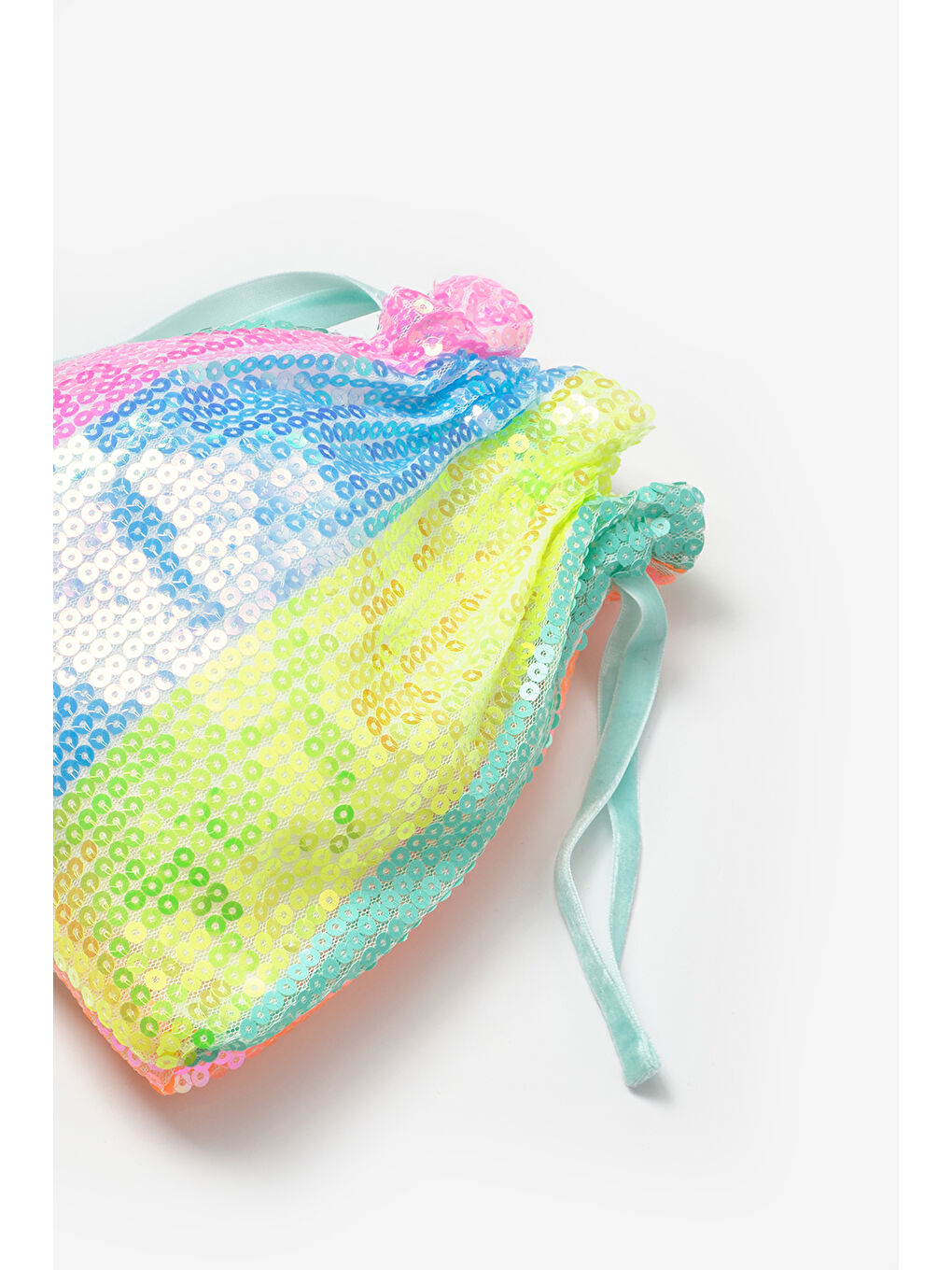 Karışık Çok Renkli Pullu Kız Çocuk Çanta-1