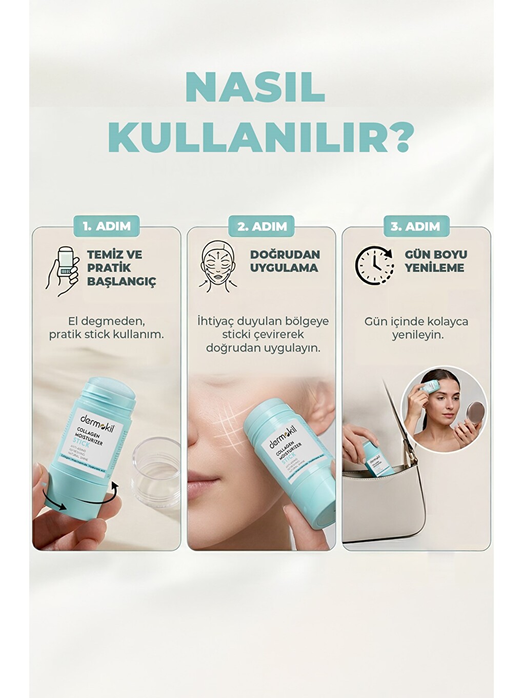 Kolajen Nemlendirici Stick Krem 30 g-3