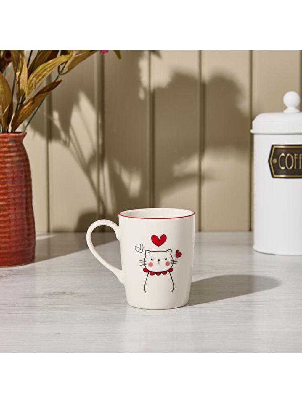 Karışık Kitchen Lovely Desenli Kupa   Renkli   290 ml