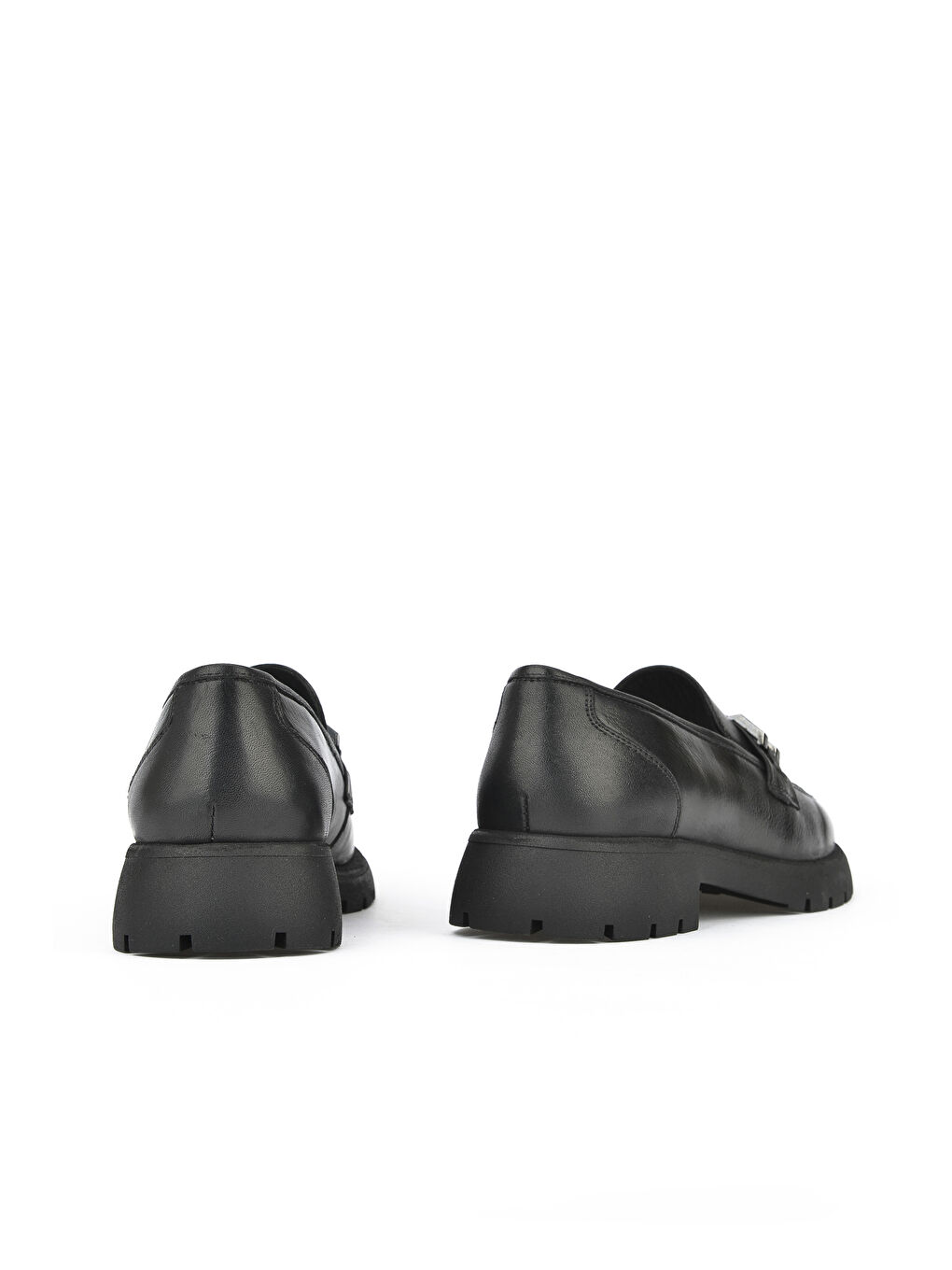 Kadın Hakiki Deri Ayakkabı 14319Z44353 Siyah-2