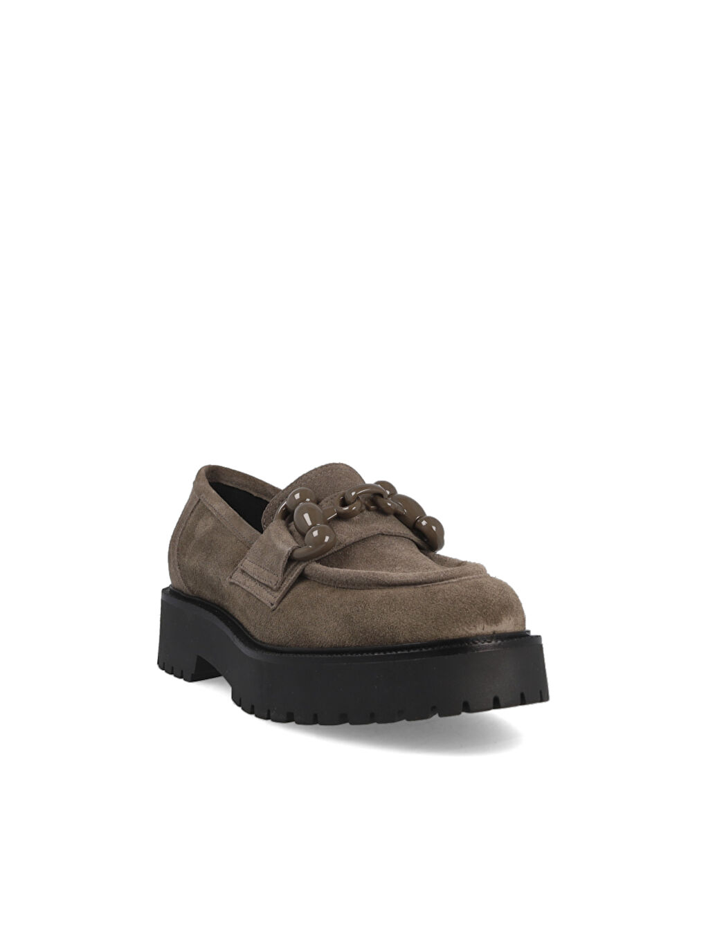 Kahverengi Kadın Loafer 1M4399 4399 Micro Tech Taupe-1