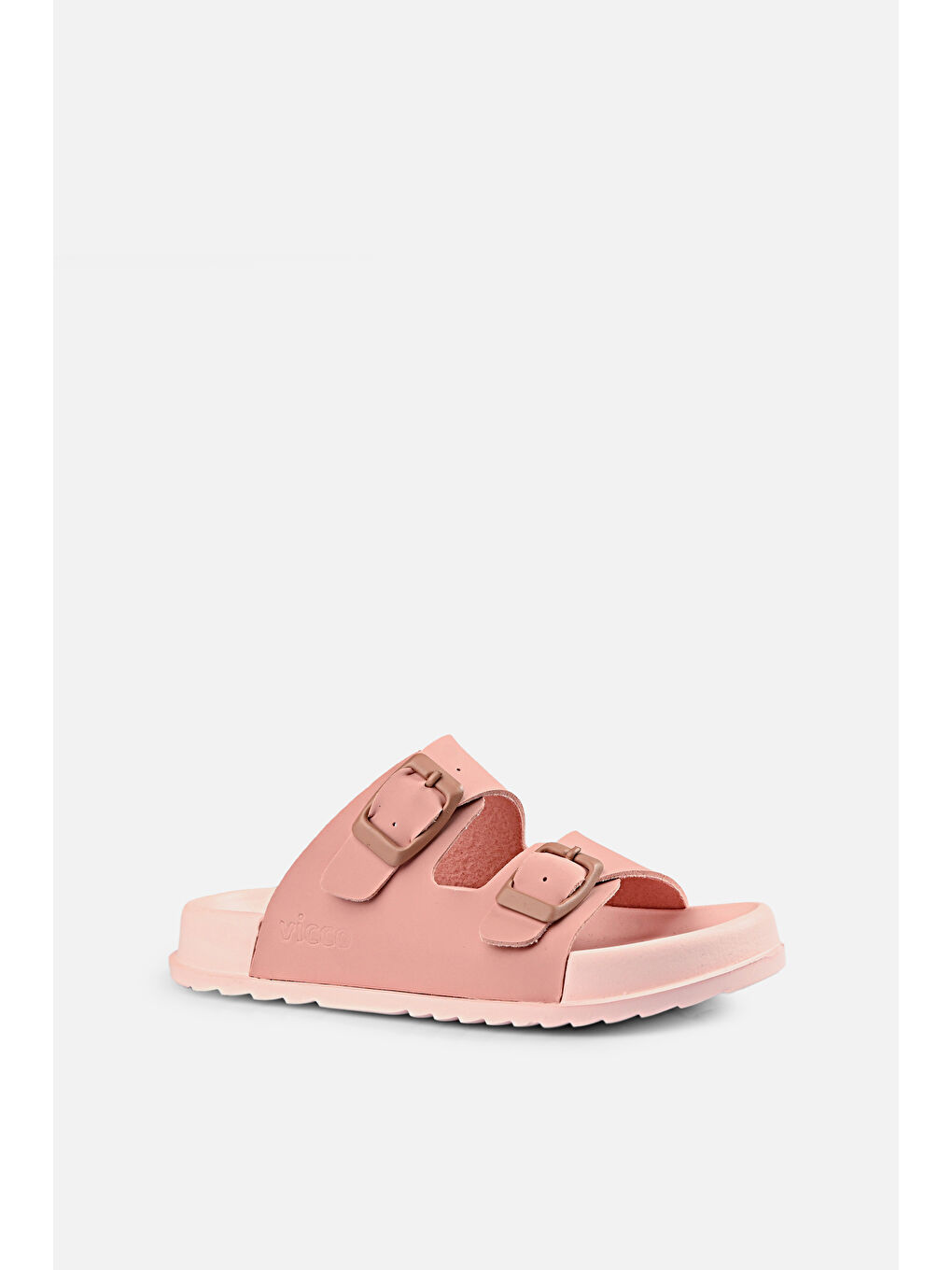 Pembe Gibli Basic Kız Bebek Pudra Terlik-1