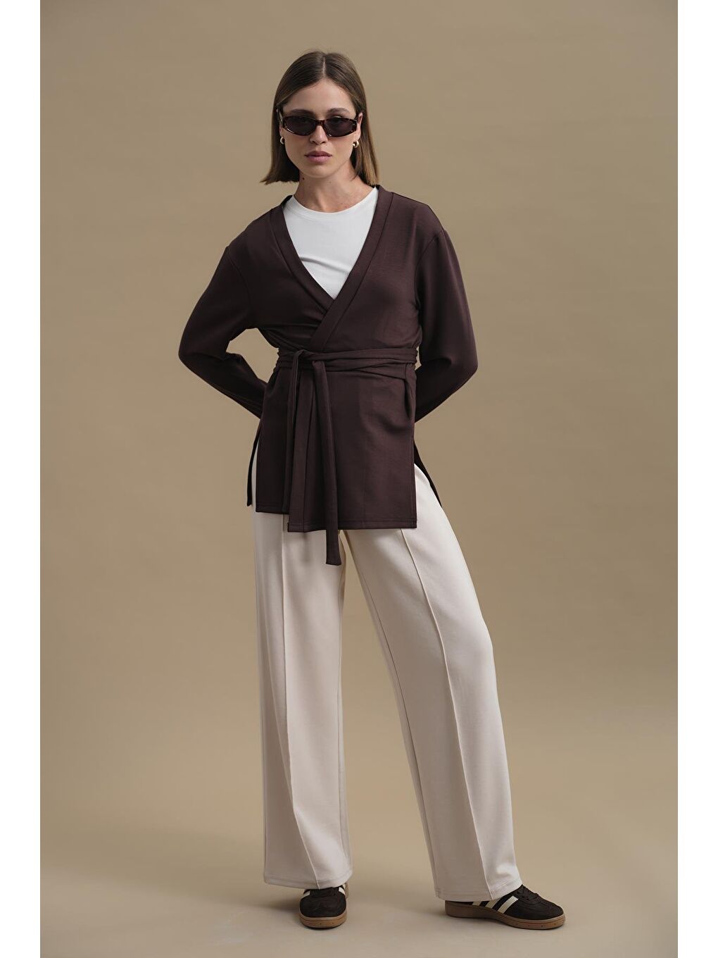 Pure Touch Nervür Dikişli Pantolon Cc7003 Bej-3