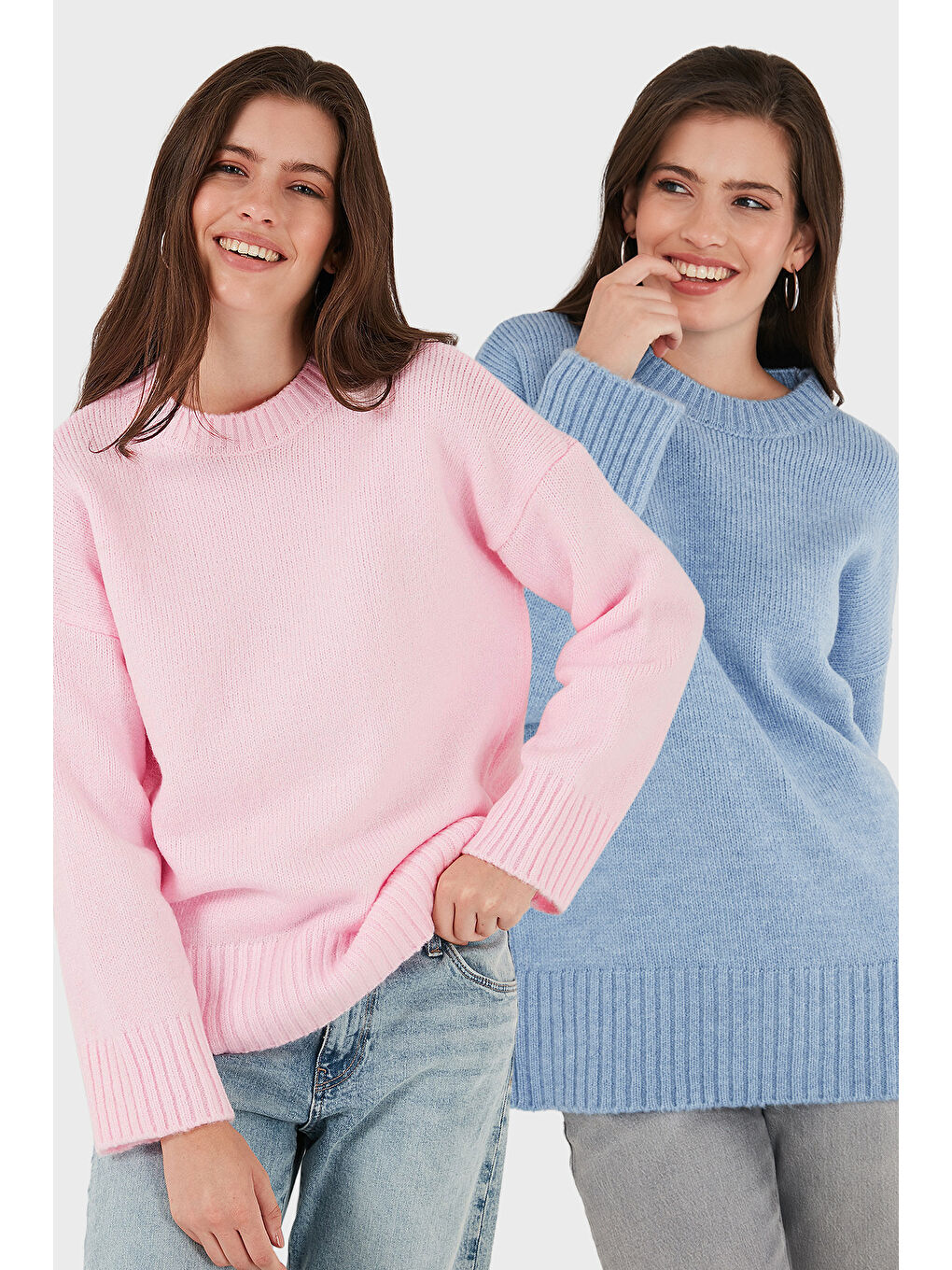 Mavi Regular Fit Bisiklet Yaka Basic 2'li Paket Triko Kazak 4616213S2