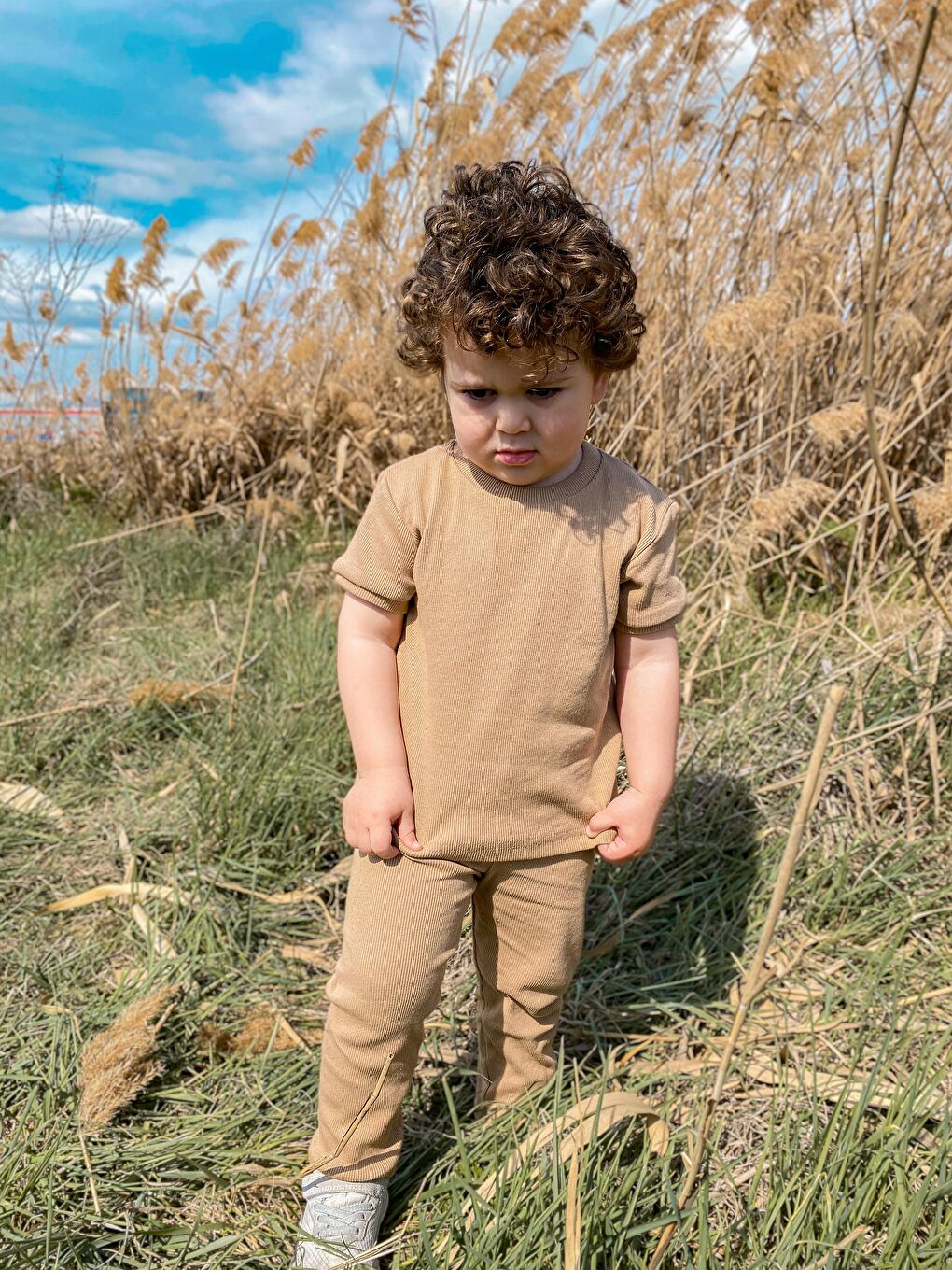 Kahverengi Kısa Kol Taytlı Takım MİA2XTYTT