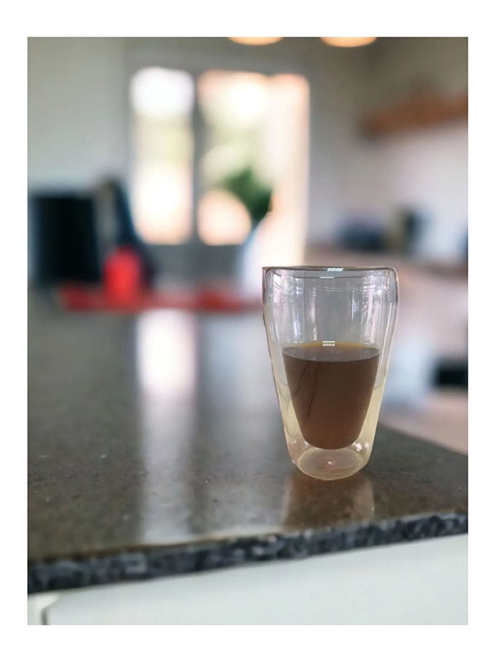 Renksiz Çift Cidarlı Uzun Bardak 400 ml Su Meşrubat Nescafe Latte Bardağı 2 Adet - 2258-4