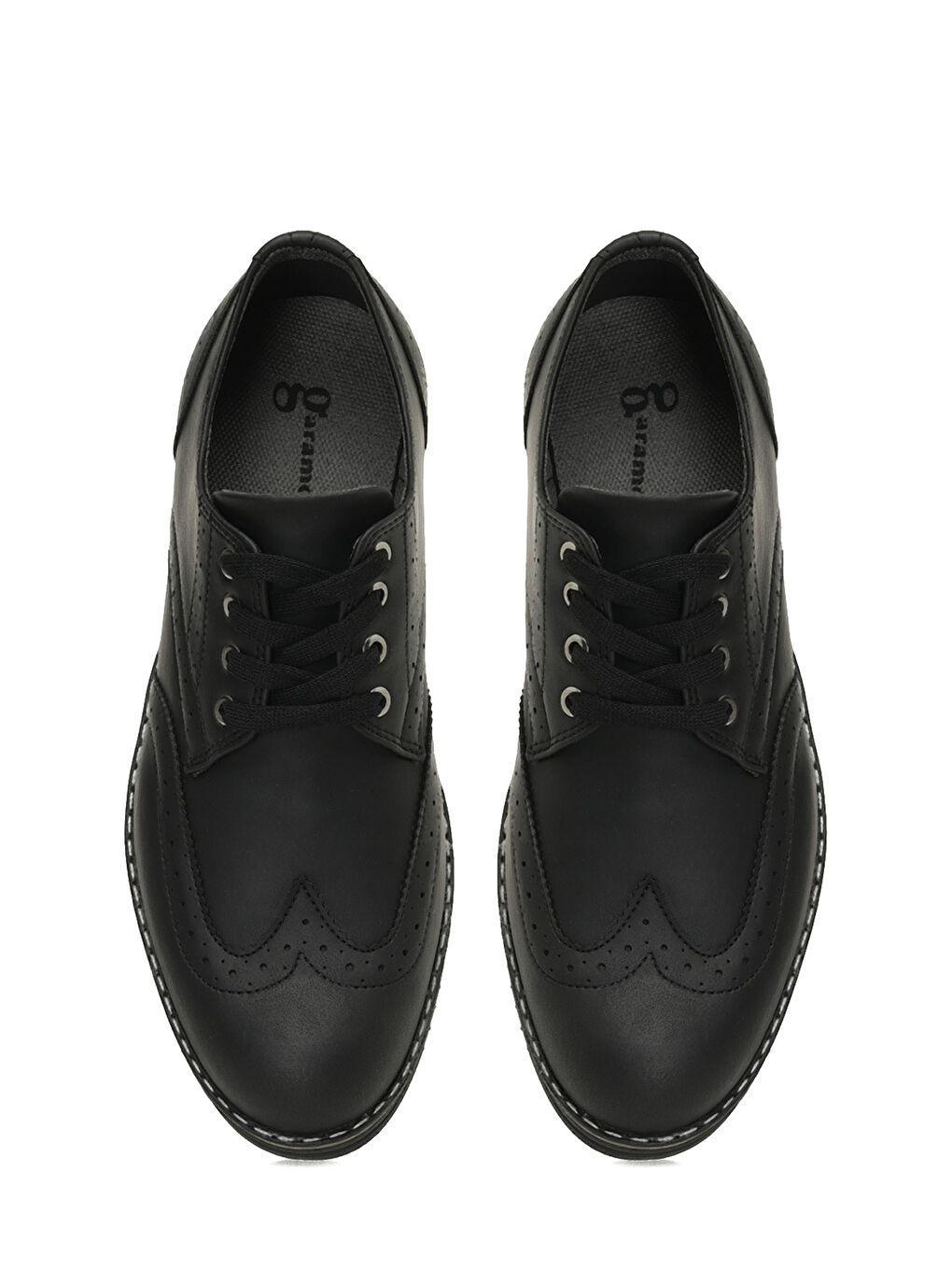 353617.M P 5PR Siyah Erkek Klasik Ayakkabı-3