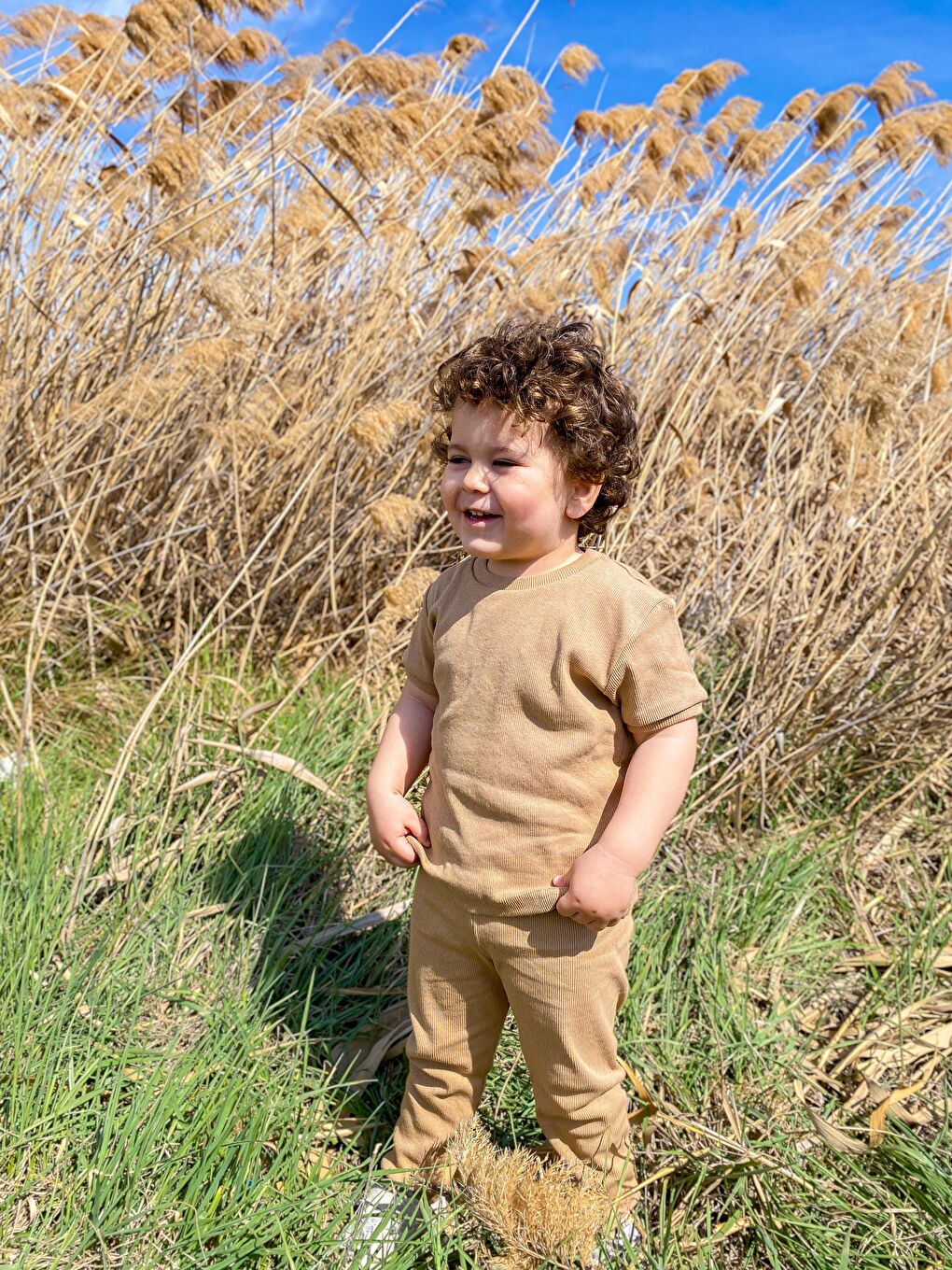 Kahverengi Kısa Kol Taytlı Takım MİA2XTYTT-8