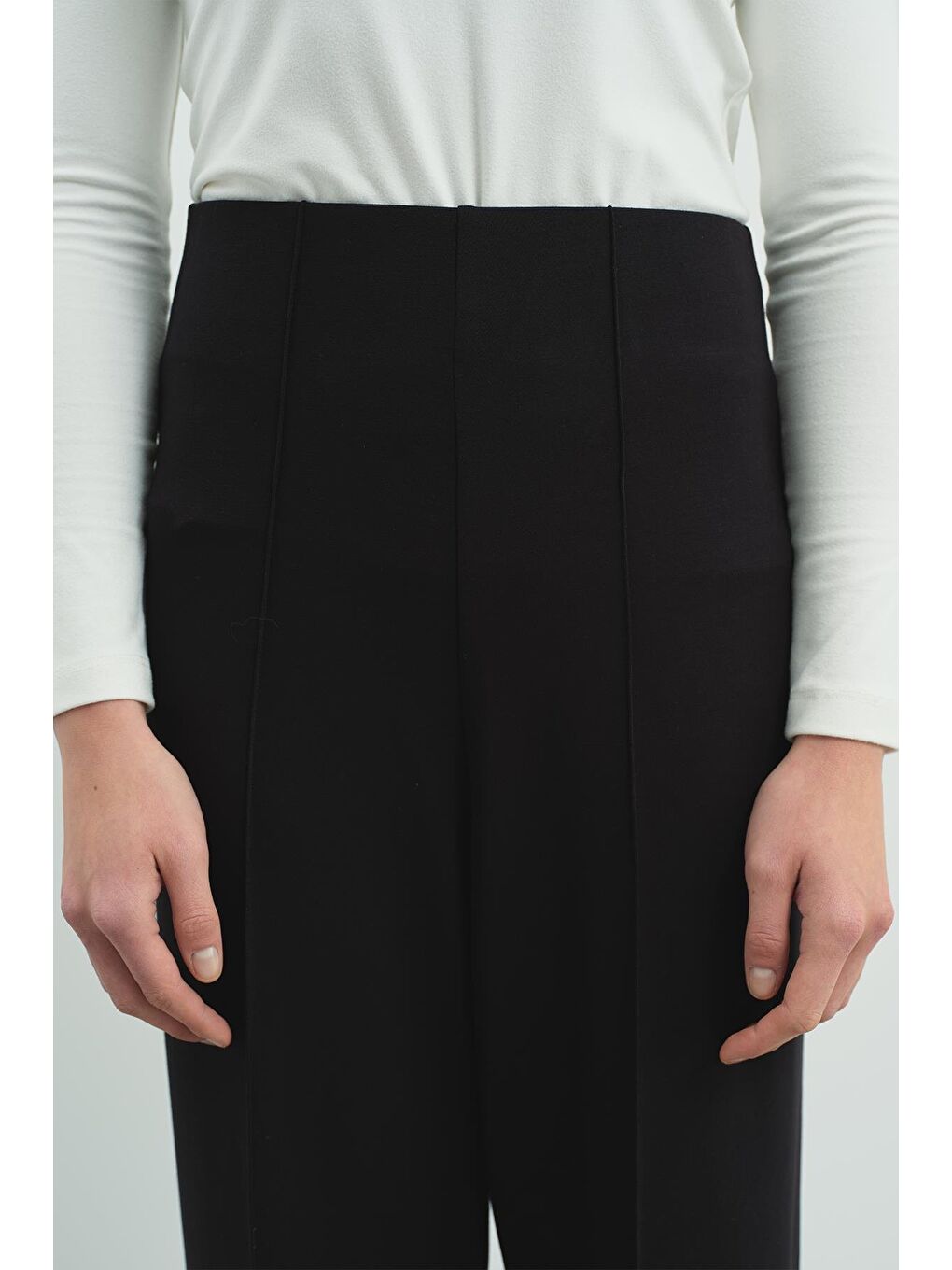 Pure Touch Nervür Dikişli Pantolon Cc7003 Siyah-3