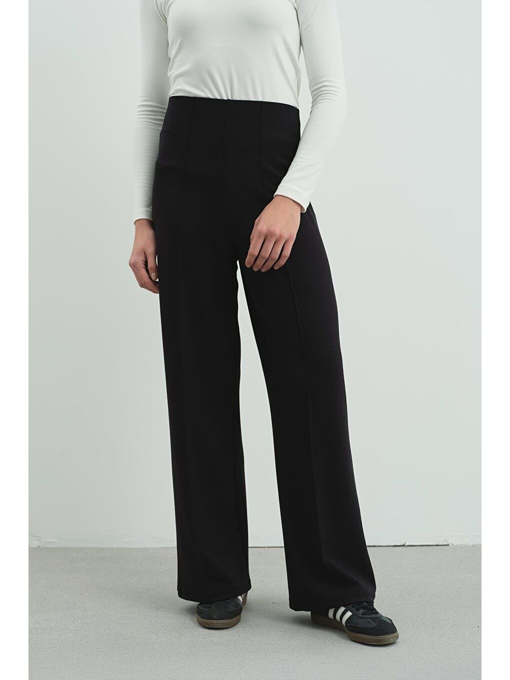 Pure Touch Nervür Dikişli Pantolon Cc7003 Siyah-5