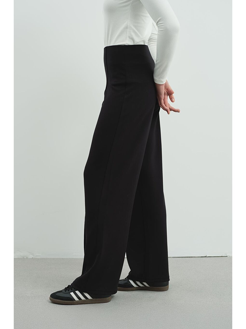 Pure Touch Nervür Dikişli Pantolon Cc7003 Siyah-6