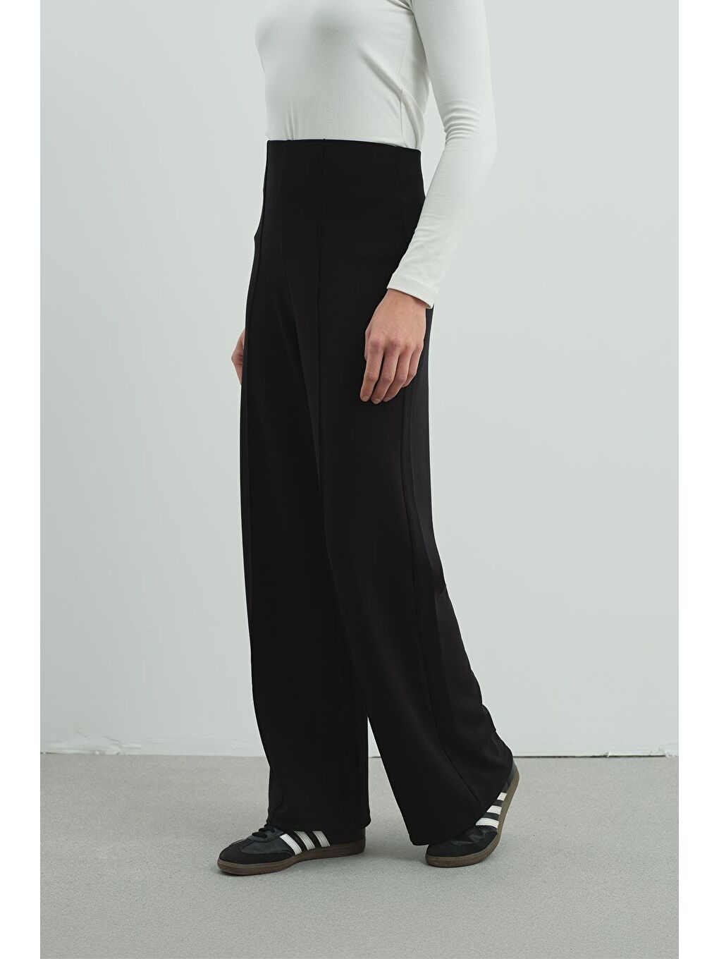 Pure Touch Nervür Dikişli Pantolon Cc7003 Siyah-8