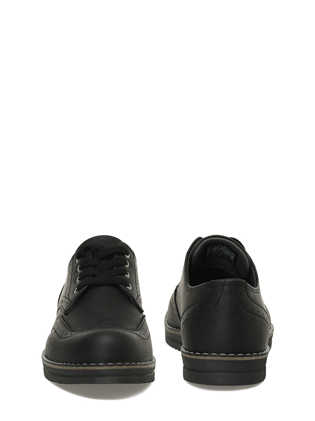 353617.M P 5PR Siyah Erkek Klasik Ayakkabı-4