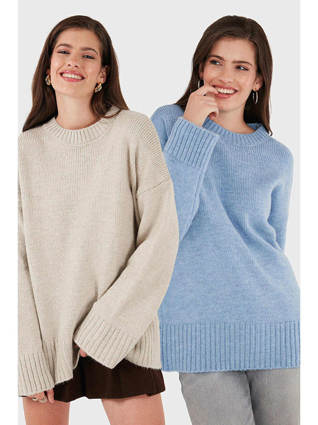 Mavi Regular Fit Bisiklet Yaka Basic 2'li Paket Triko Kazak 4616213S2