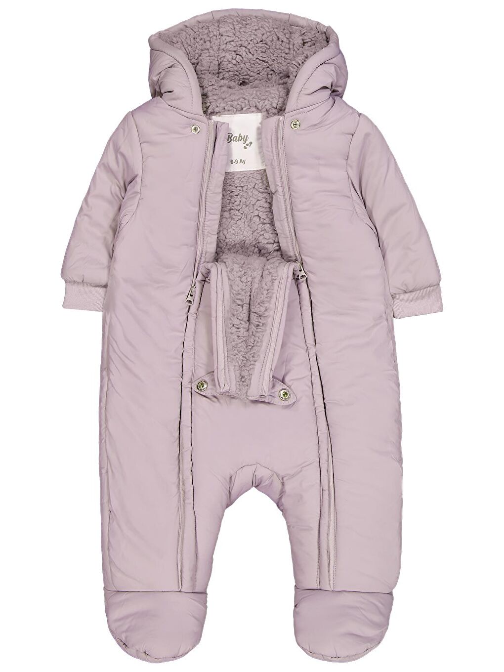 Pembe Süperman Basic 6-18 Ay Astronot - Lila 18-24 Ay