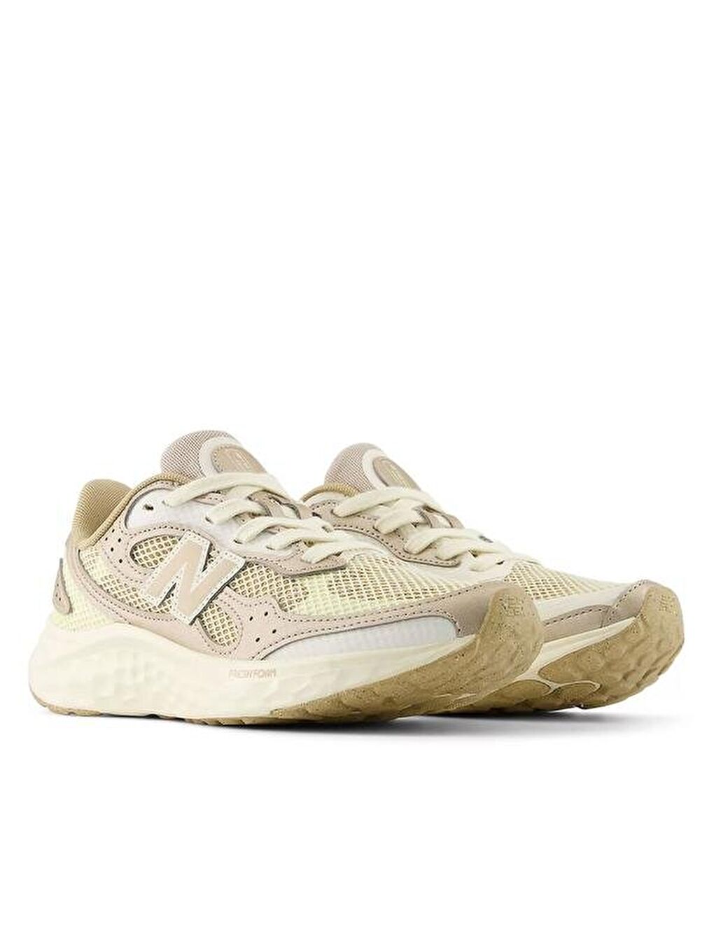 Fresh Foam Arishi V4 Tiralux Kadın Bej Koşu Ayakkabısı-2