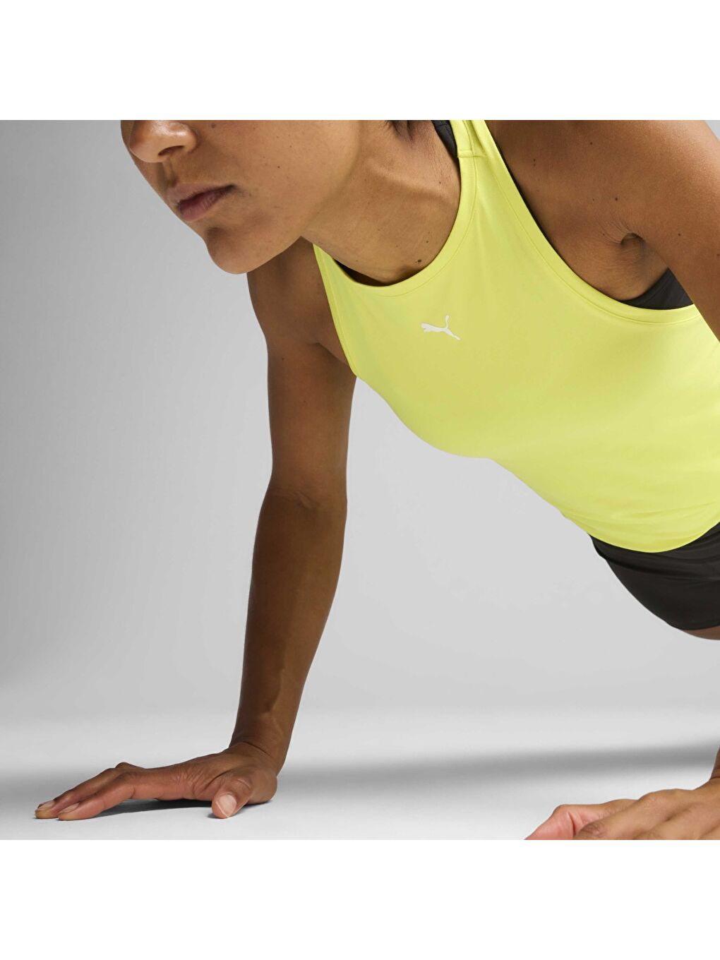 Cloudspun Racerback Kadın Yeşil Yuvarlak Yaka Atlet-1