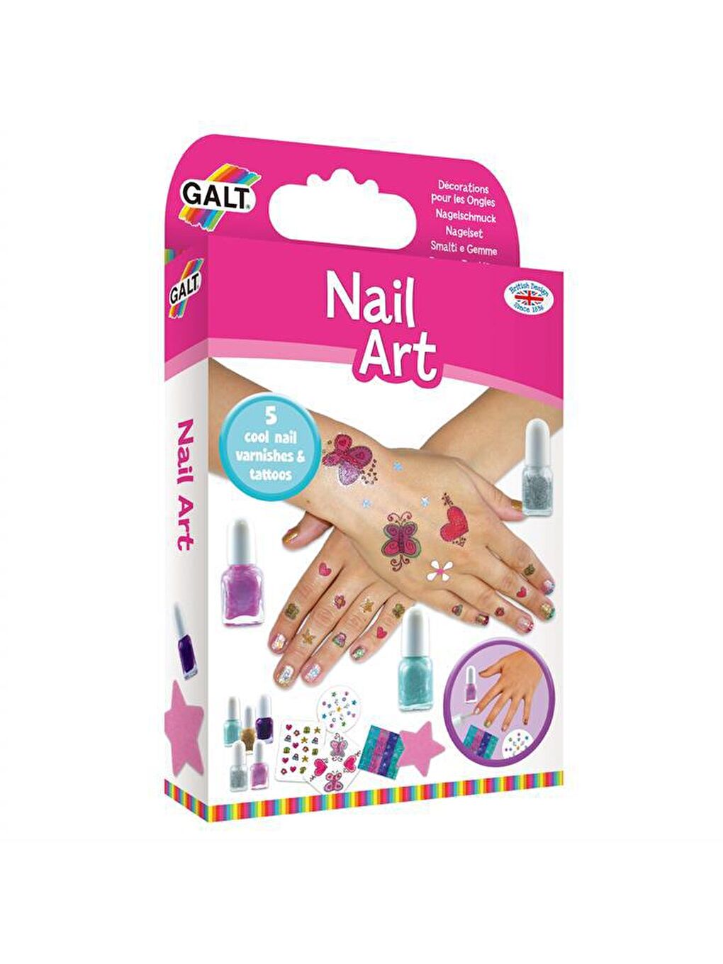 Galt Karışık Nail Art