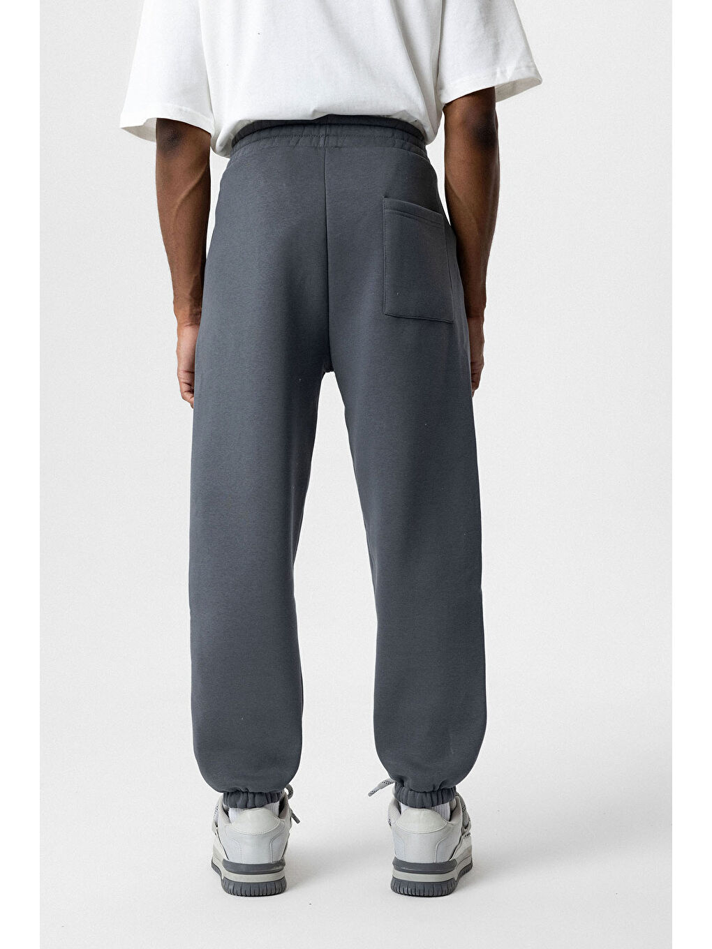 VAMOSCLO Füme Basic Oversize Jogger Erkek Eşofman Altı - 3