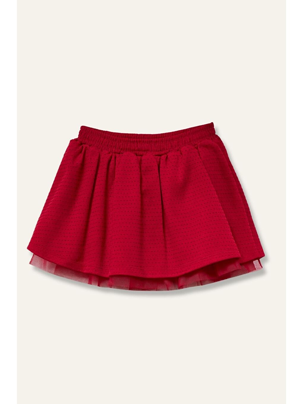 Kız Çocuk Kabarık Etek - Bordo