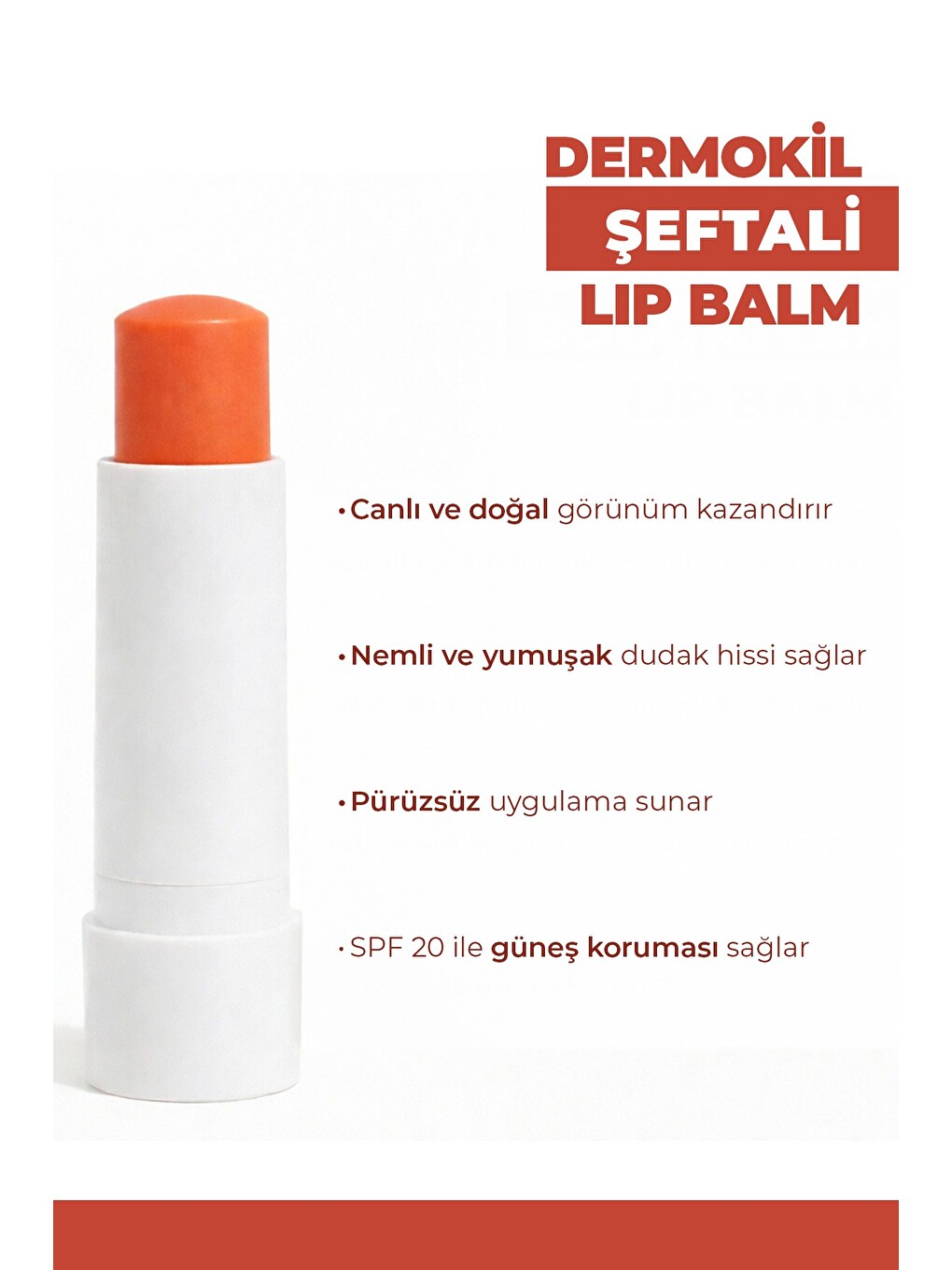 Şeftali Lip Balm 4,8 g-1
