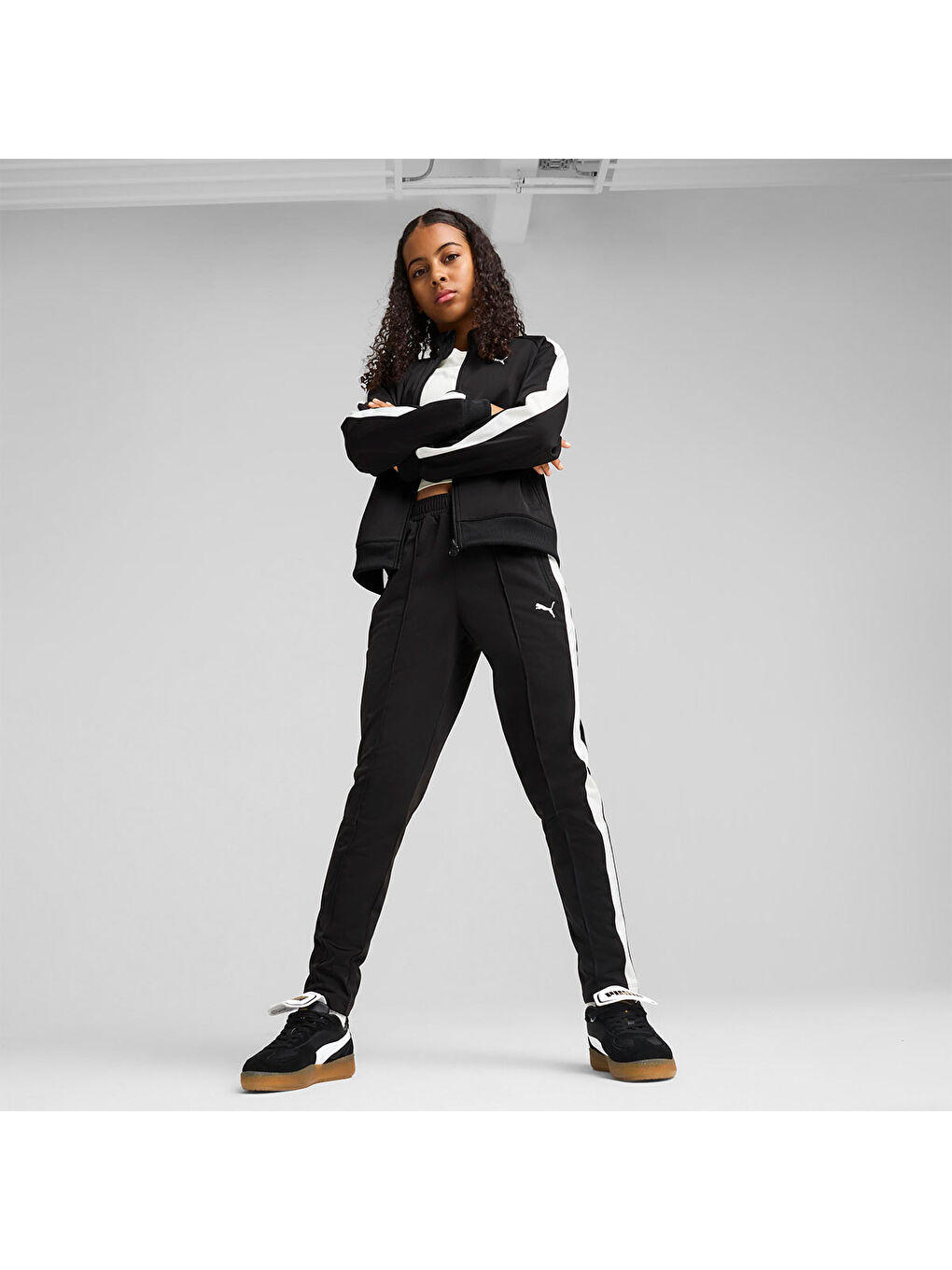 T7 Always On Çocuk Siyah Dik Yaka Ceket-1