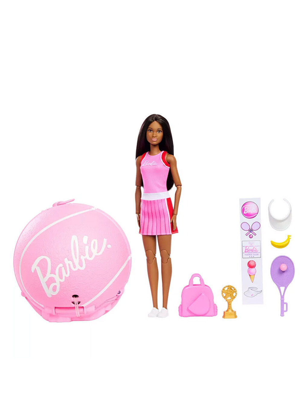 Barbie Kariyer Sürprizleri Tenisçi Bebek Seti Jmy56-3