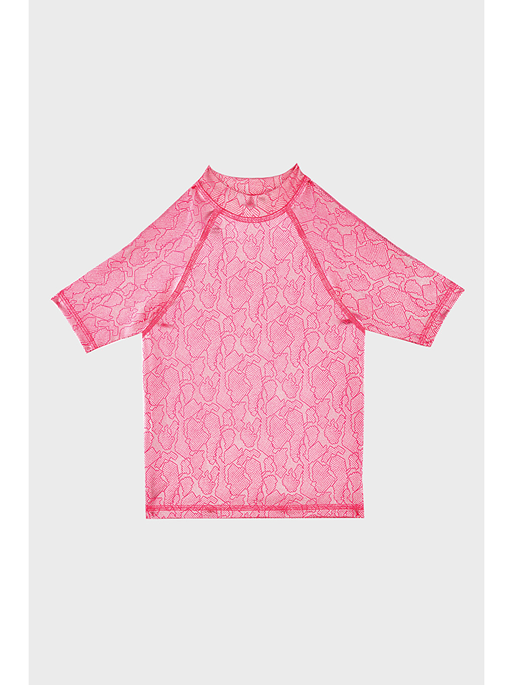 Fuşya Serpina Fuchsia Junior Desenli Uv Korumalı Kısa Kollu Mayo T Shirt ST2614000003